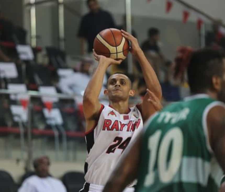 Mizo Amin jersey # 24 taking his jumpshot