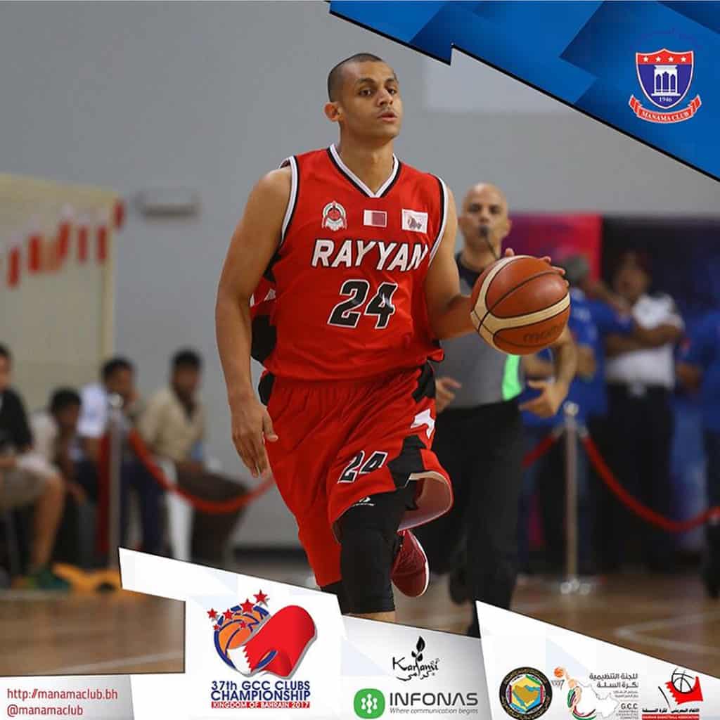 Mizo Amin jersey # 24 attacking for Al Rayyan SC